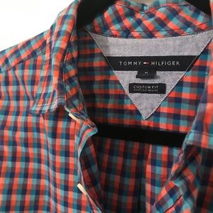 Tommy Hilfiger Custom Fit Checkered Woven
